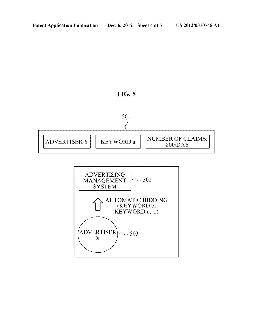 SYSTEM AND METHOD FOR MANAGING ADVERTISEMENTS BASED ON BENCHMARKING - diagram, schematic, and image 05