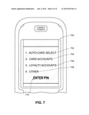 MOBILE DEVICE AUTOMATIC CARD ACCOUNT SELECTION FOR A TRANSACTION diagram and image