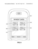 MOBILE DEVICE AUTOMATIC CARD ACCOUNT SELECTION FOR A TRANSACTION diagram and image