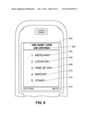 MOBILE DEVICE AUTOMATIC CARD ACCOUNT SELECTION FOR A TRANSACTION diagram and image