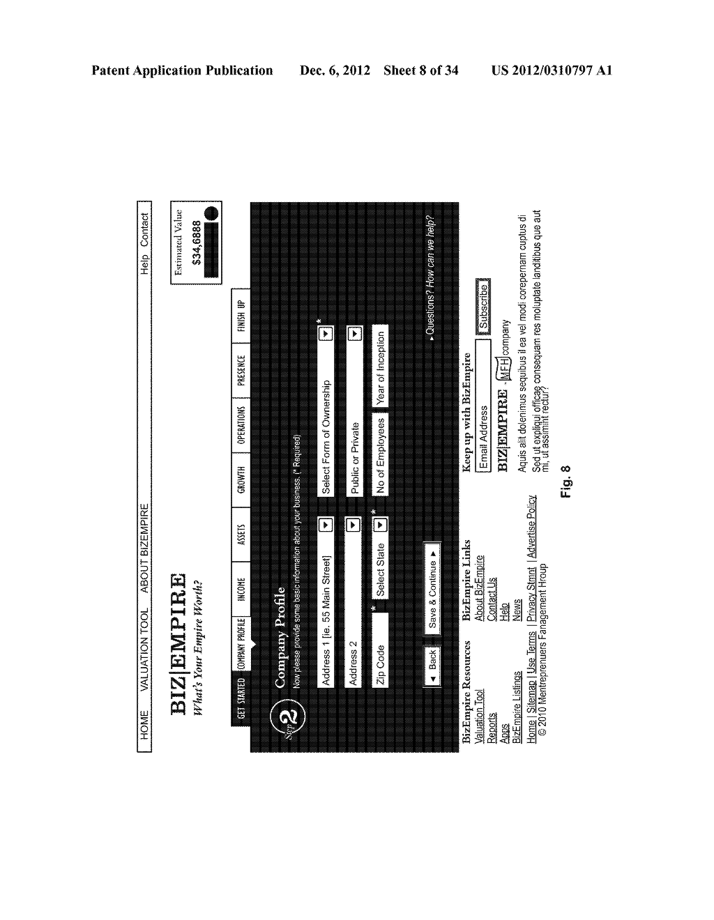 ENGINE, SYSTEM AND METHOD OF PROVIDING CLOUD-BASED BUSINESS VERIFICATION     AND ASSOCIATED SERVICES - diagram, schematic, and image 09