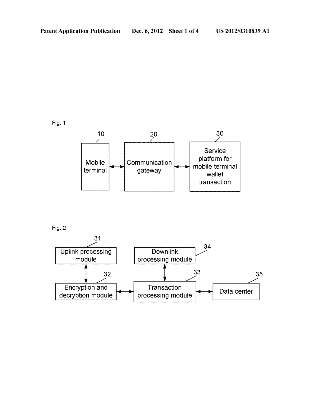 Method and service platform for implementing account transfer using mobile     terminal - diagram, schematic, and image 02