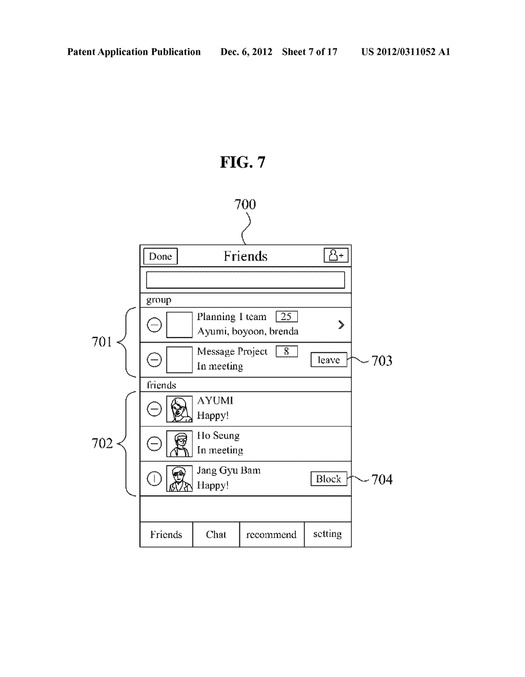 MESSAGING SERVICE SYSTEM AND METHOD FOR EXPANDING MEMBER ADDITION     OPERATION - diagram, schematic, and image 08