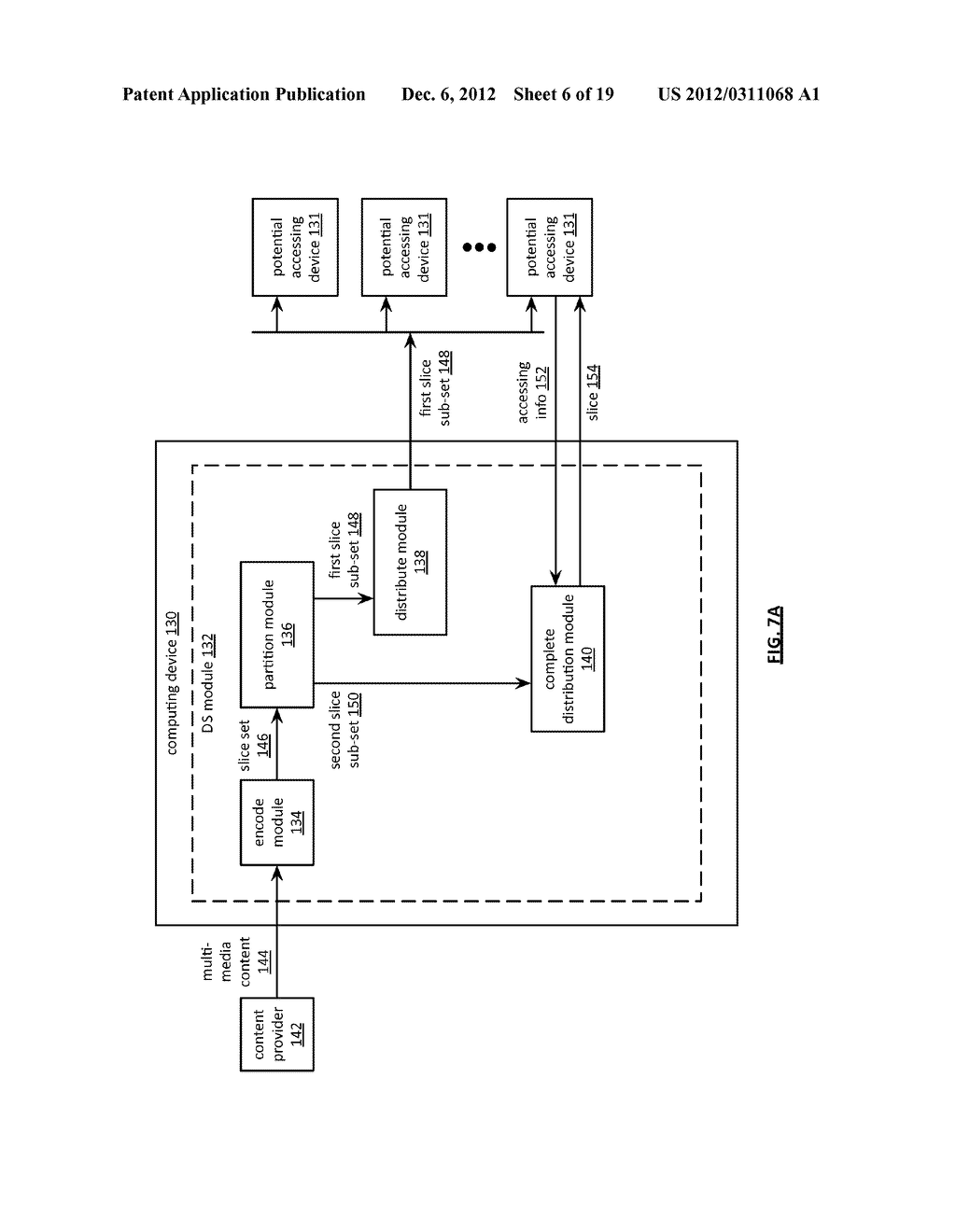 DISTRIBUTING MULTI-MEDIA CONTENT TO A PLURALITY OF POTENTIAL ACCESSING     DEVICES - diagram, schematic, and image 07