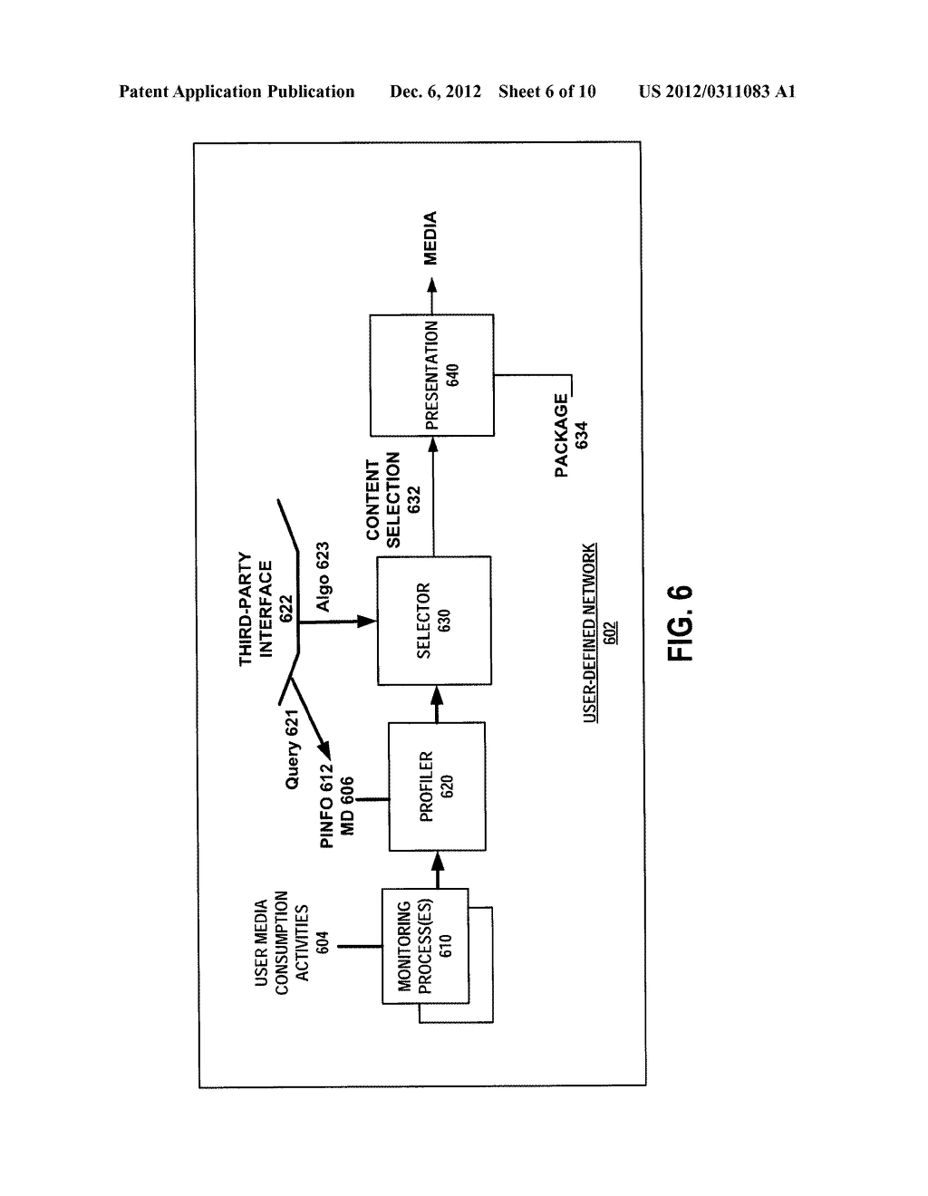 SYSTEM AND METHOD FOR DELIVERING CONTENT TO USERS ON A NETWORK - diagram, schematic, and image 07
