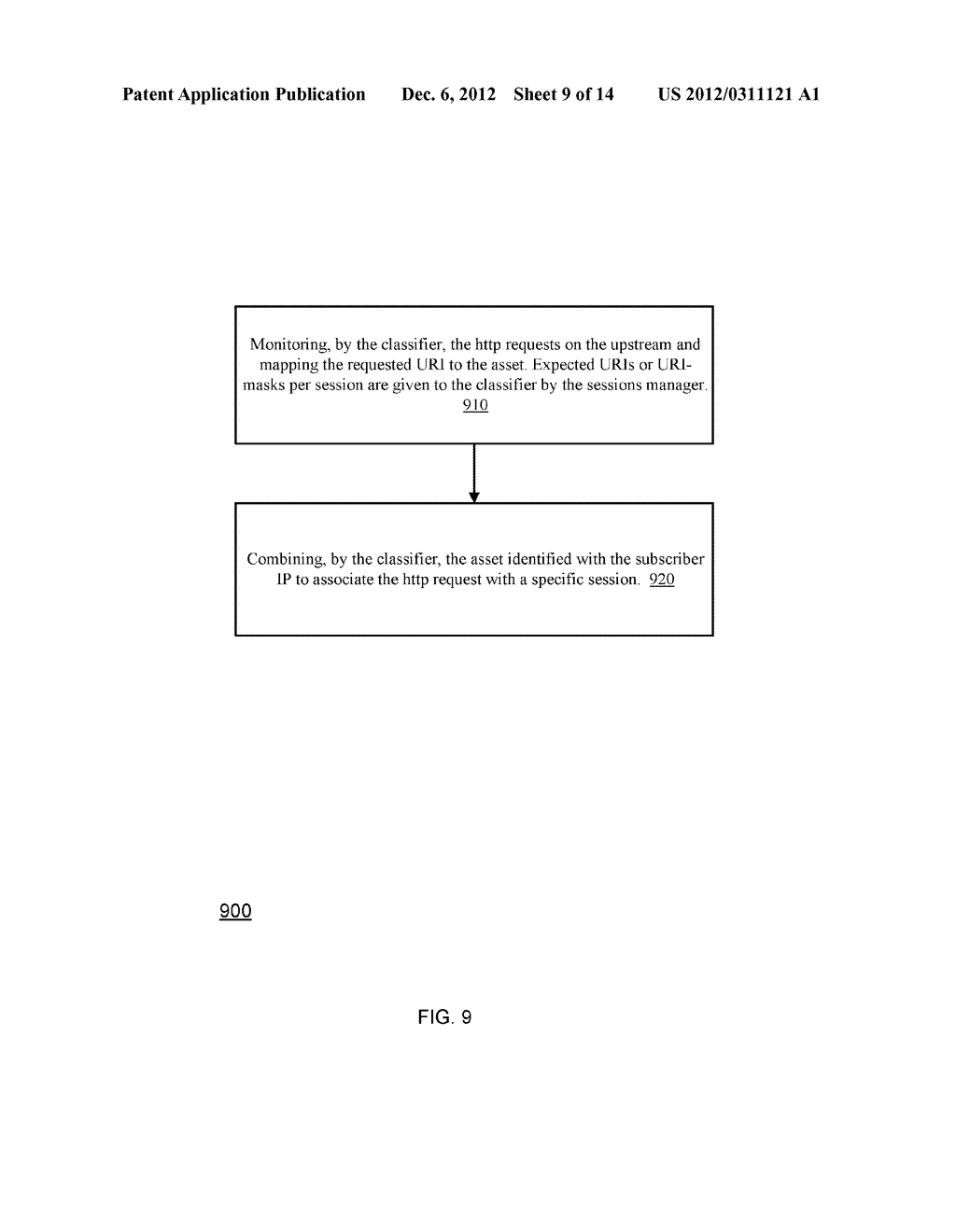 CLASSIFICATION OF HTTP MULTIMEDIA TRAFFIC PER SESSION - diagram, schematic, and image 10