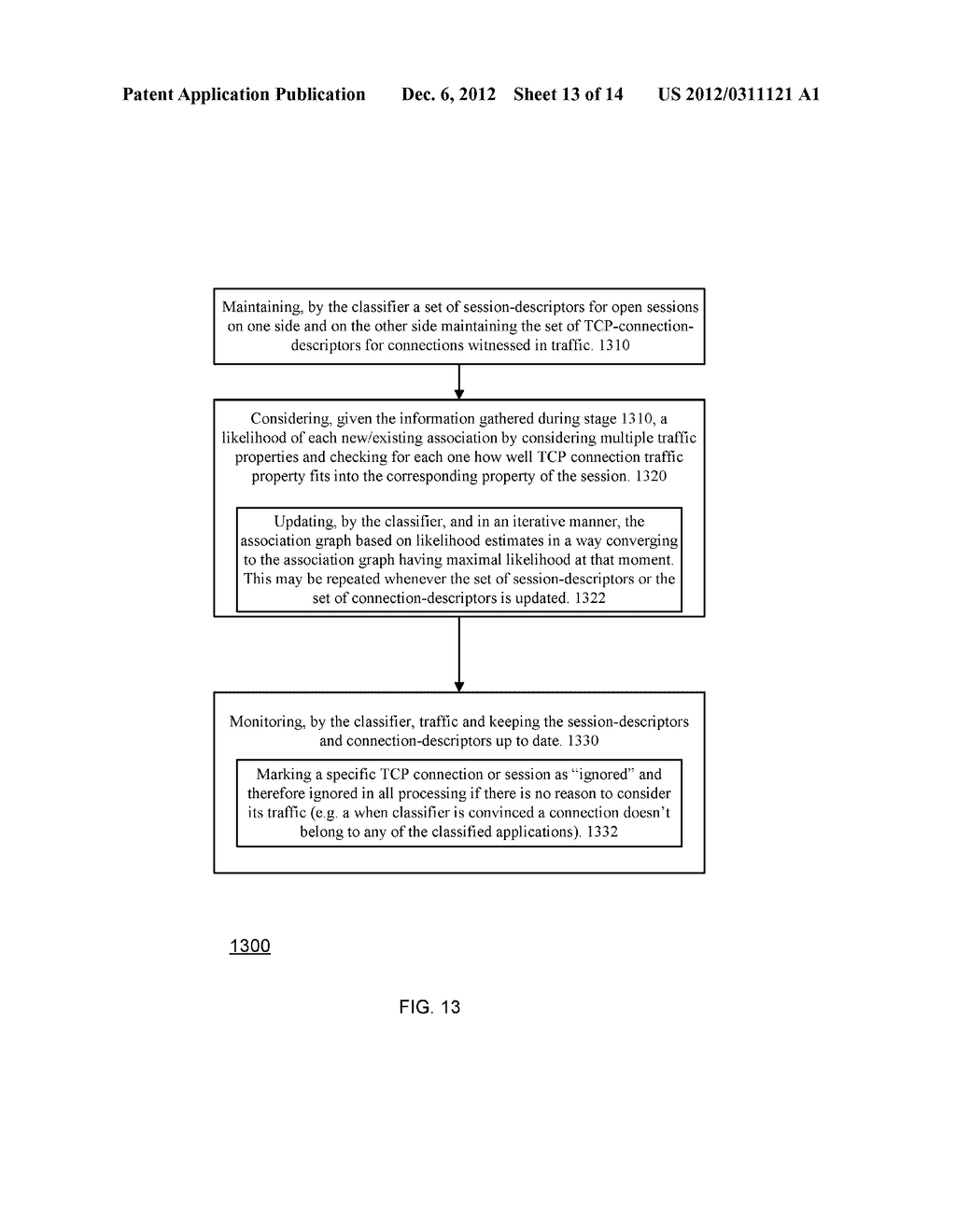 CLASSIFICATION OF HTTP MULTIMEDIA TRAFFIC PER SESSION - diagram, schematic, and image 14