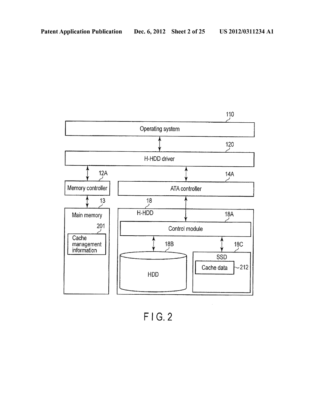 INFORMATION PROCESSING APPARATUS AND CACHE CONTROL METHOD - diagram, schematic, and image 03