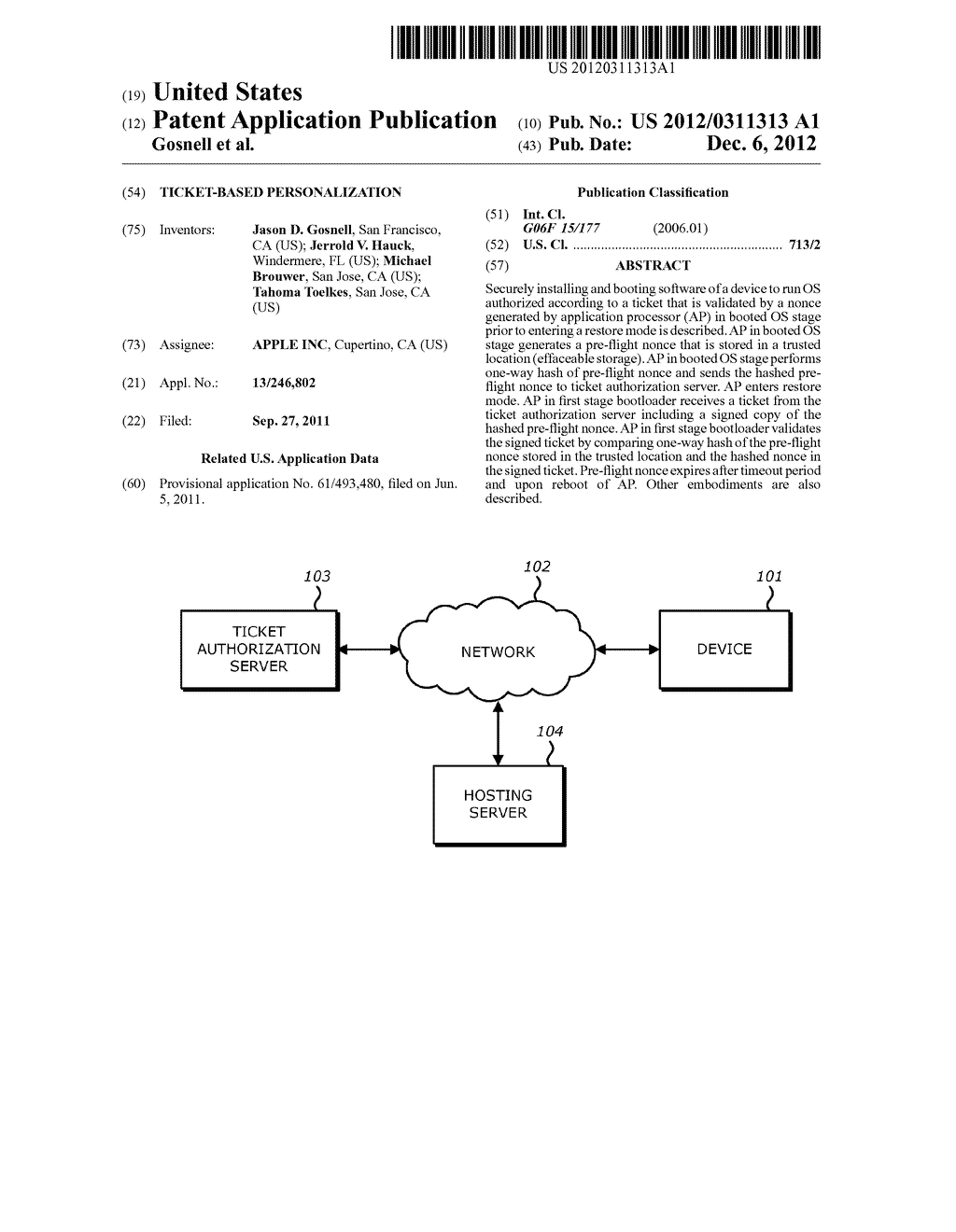 TICKET-BASED PERSONALIZATION - diagram, schematic, and image 01