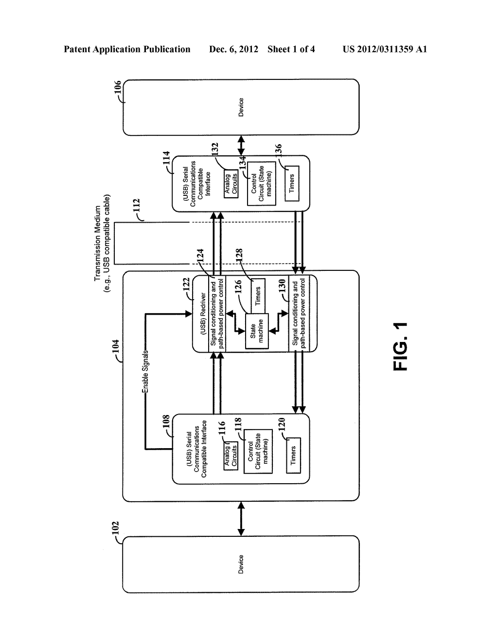 REDRIVER CIRCUITS WITH POWER SAVING MODES - diagram, schematic, and image 02