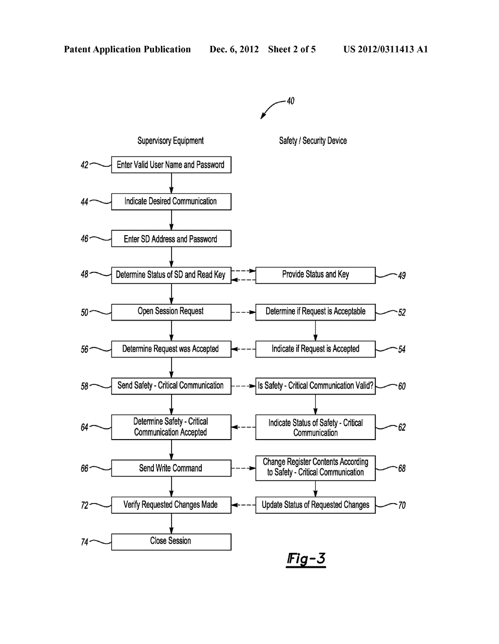 METHOD OF CONDUCTING SAFETY-CRITICAL COMMUNICATIONS - diagram, schematic, and image 03