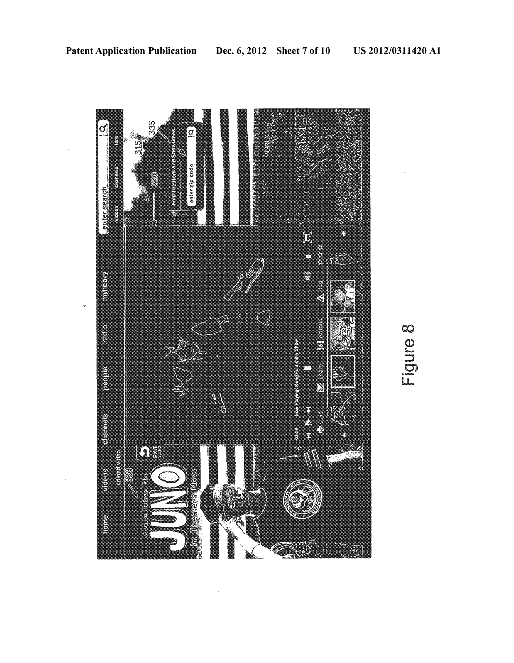 Method and System for Selecting and Delivering Media Content Via the     Internet - diagram, schematic, and image 08