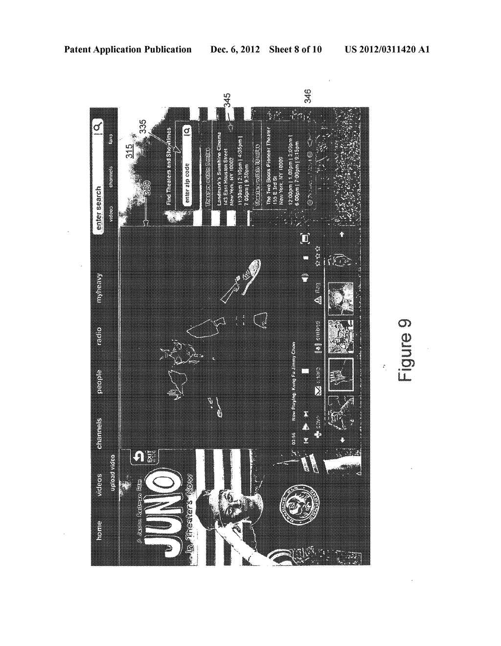 Method and System for Selecting and Delivering Media Content Via the     Internet - diagram, schematic, and image 09