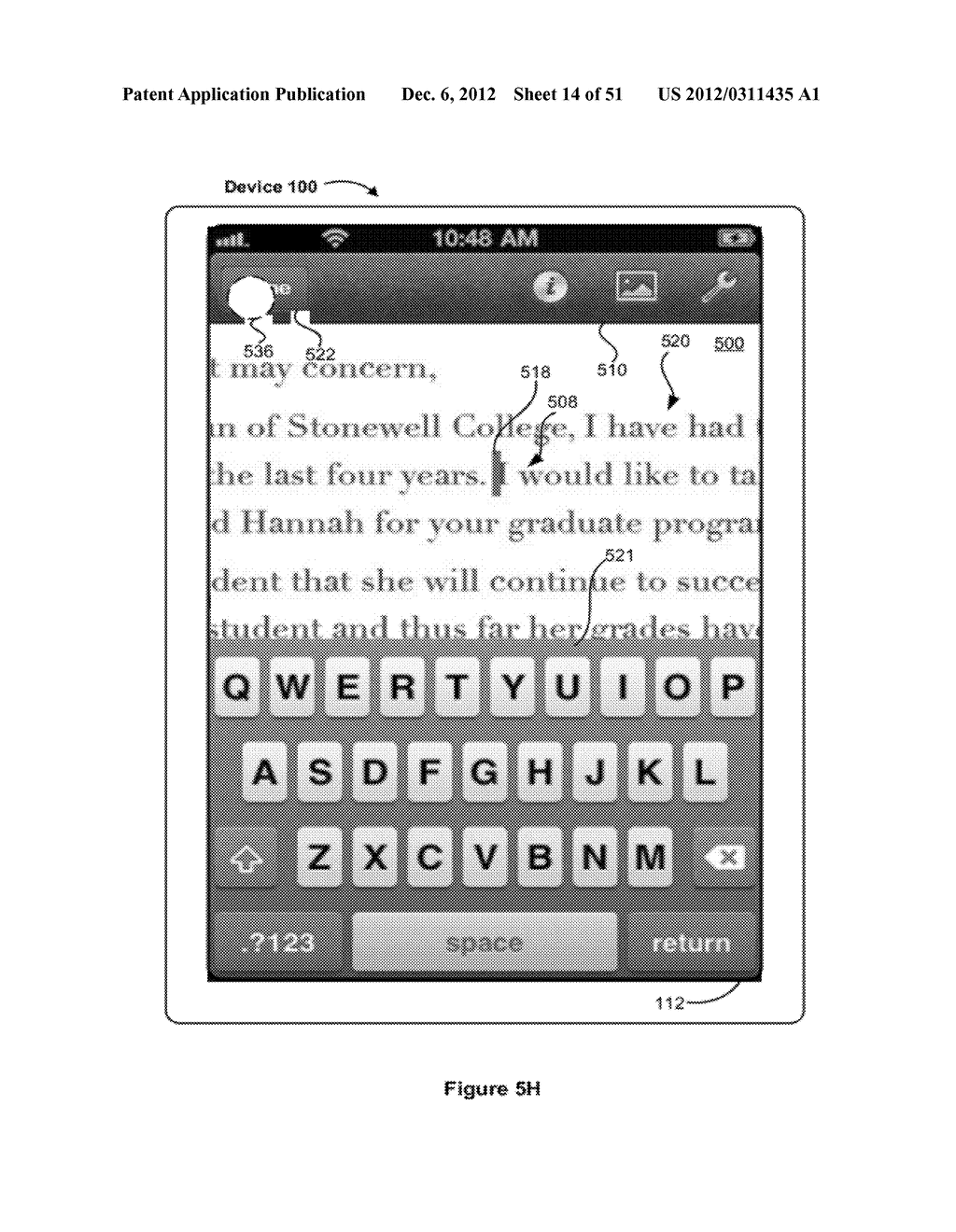 Devices, Methods, and Graphical User Interfaces for Document Manipulation - diagram, schematic, and image 15