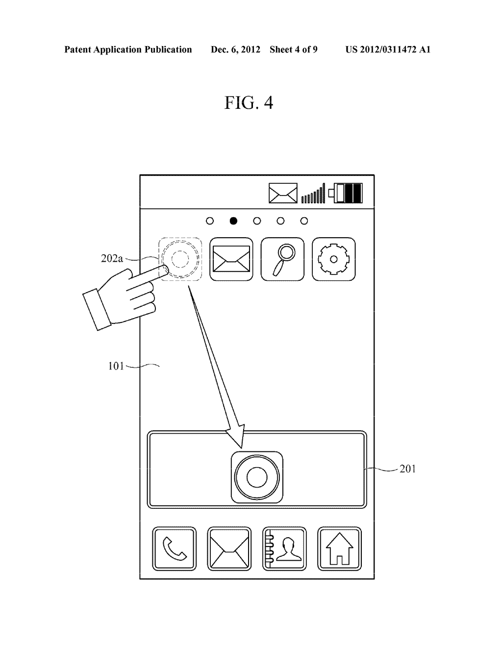 APPARATUS AND METHOD FOR PROVIDING GRAPHICAL USER INTERFACE - diagram, schematic, and image 05