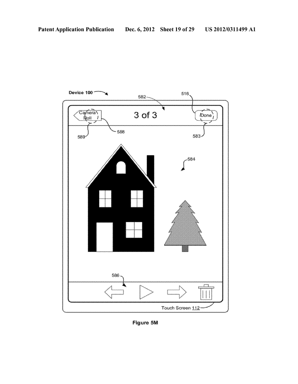 Device, Method, and Graphical User Interface for Accessing an Application     in a Locked Device - diagram, schematic, and image 20