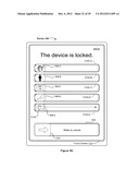 Device, Method, and Graphical User Interface for Accessing an Application     in a Locked Device diagram and image