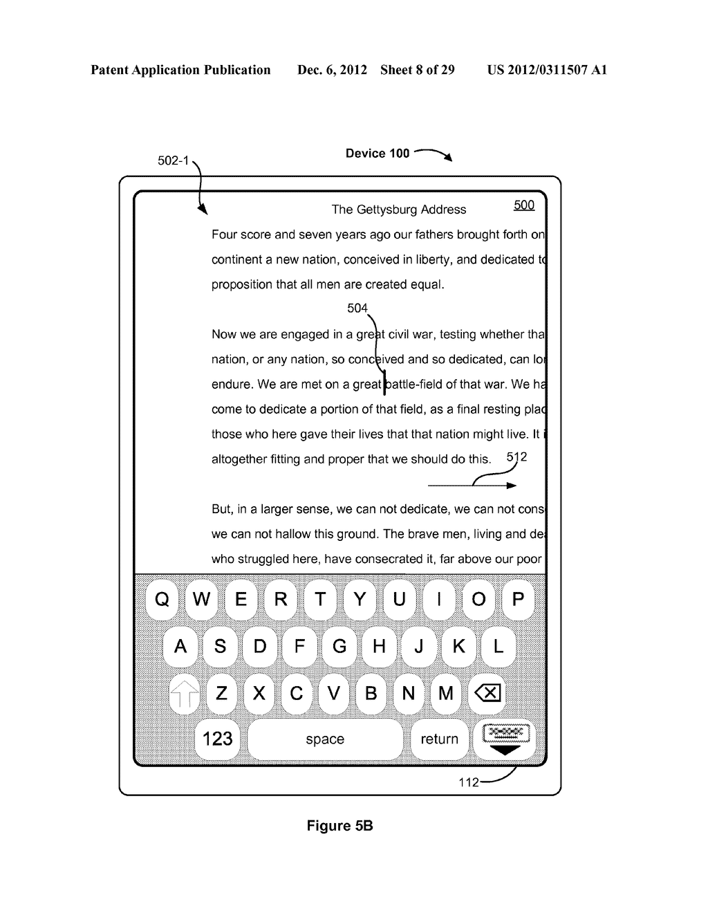 Devices, Methods, and Graphical User Interfaces for Navigating and Editing     Text - diagram, schematic, and image 09