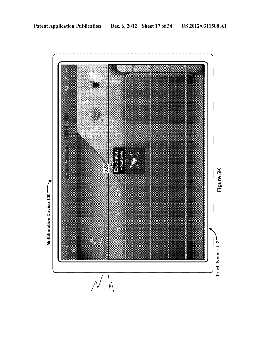 Devices, Methods, and Graphical User Interfaces for Providing     Accessibility Using a Touch-Sensitive Surface - diagram, schematic, and image 18