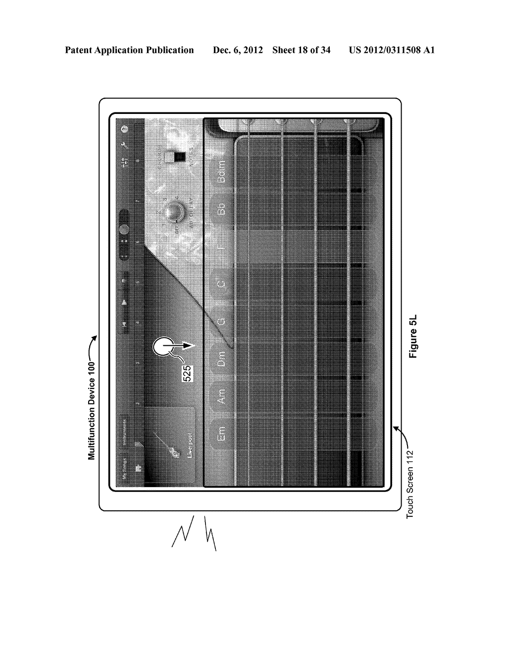 Devices, Methods, and Graphical User Interfaces for Providing     Accessibility Using a Touch-Sensitive Surface - diagram, schematic, and image 19