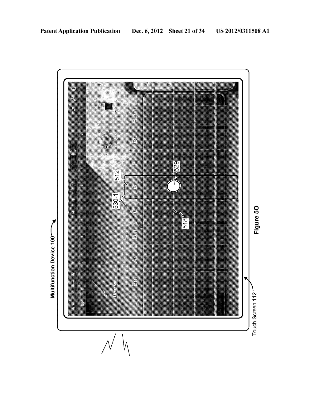 Devices, Methods, and Graphical User Interfaces for Providing     Accessibility Using a Touch-Sensitive Surface - diagram, schematic, and image 22