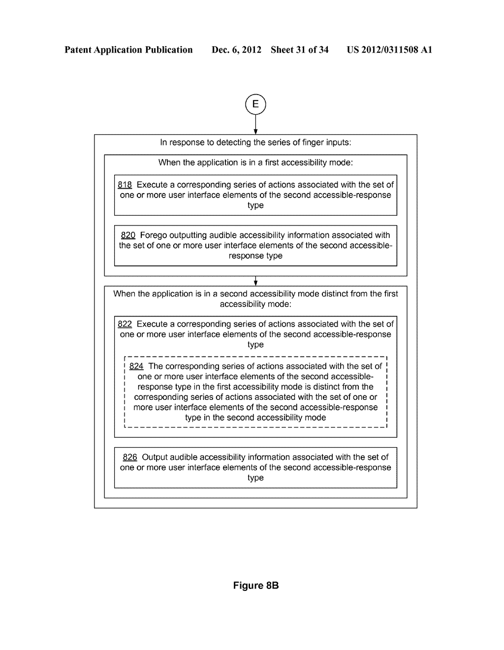 Devices, Methods, and Graphical User Interfaces for Providing     Accessibility Using a Touch-Sensitive Surface - diagram, schematic, and image 32