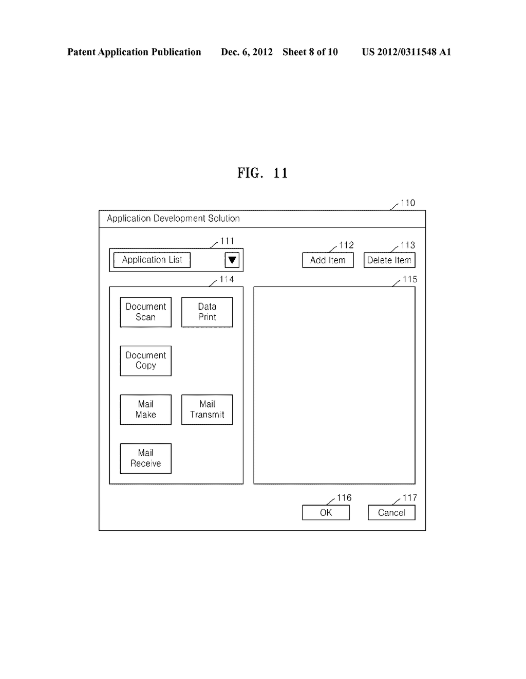 METHOD AND APPARATUS TO DEVELOP AN APPLICATION OF AN IMAGE FORMING     APPARATUS - diagram, schematic, and image 09