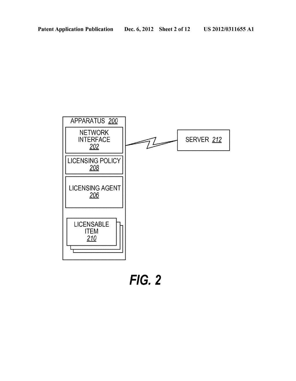 APPARATUS AND METHOD OF MANAGING A LICENSABLE ITEM - diagram, schematic, and image 03