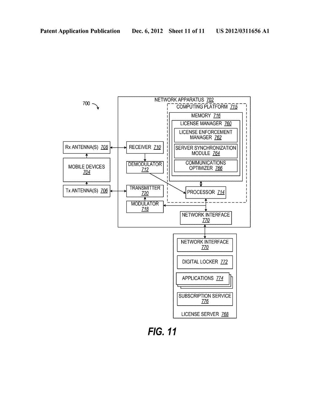 APPARATUS AND METHOD OF LAYERED LICENSING - diagram, schematic, and image 12