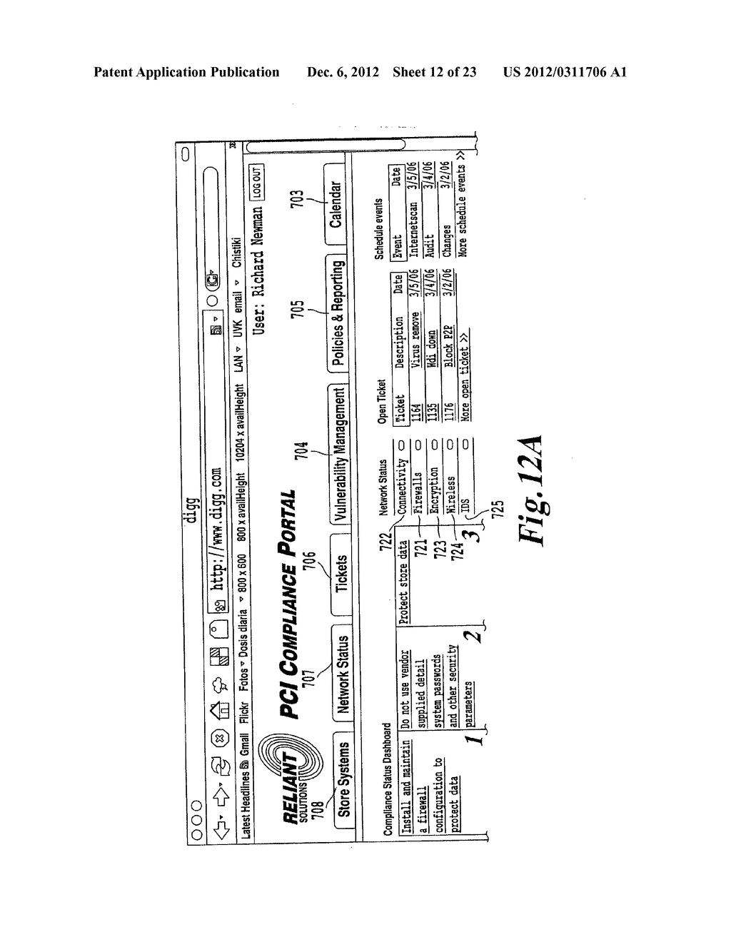 PAYMENT CARD INDUSTRY (PCI) COMPLIANT ARCHITECTURE AND ASSOCIATED     METHODOLOGY OF MANAGING A SERVICE INFRASTRUCTURE - diagram, schematic, and image 13