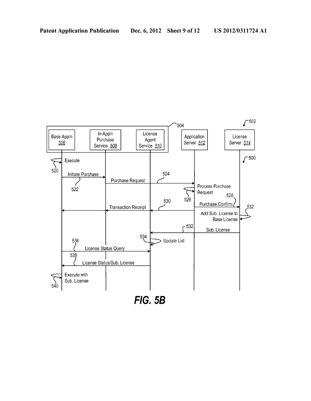 APPARATUS AND METHOD OF IN-APPLICATION LICENSING - diagram, schematic, and image 10