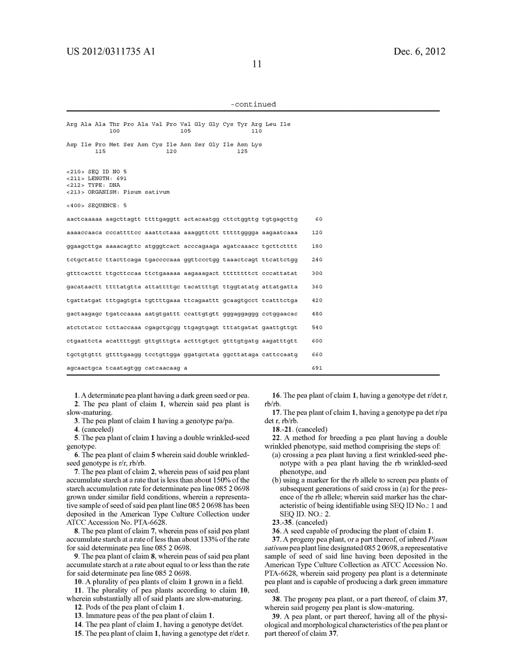 Slow-Maturing, Determinate Peas - diagram, schematic, and image 14