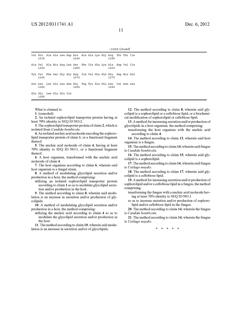 SOPHOROLIPID TRANSPORTER PROTEIN - diagram, schematic, and image 18