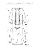 Insulated Medical Scrub Garment diagram and image