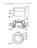 Part of toilet bowl for removing foul odor of excrement diagram and image