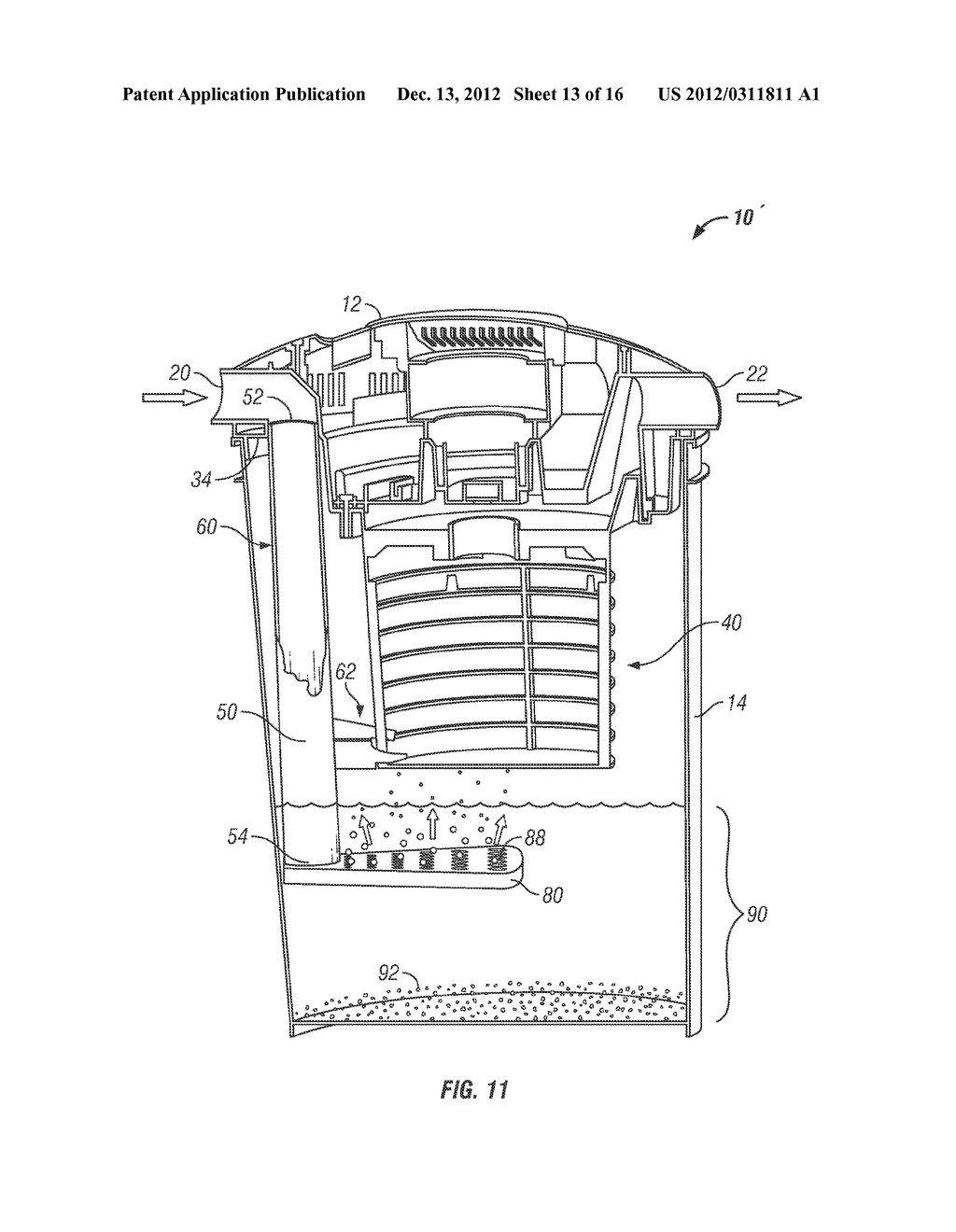 WET/DRY VACUUM APPLIANCE, DUST FILTRATION ATTACHMENT THEREFORE, AND     METHODS OF USE - diagram, schematic, and image 14