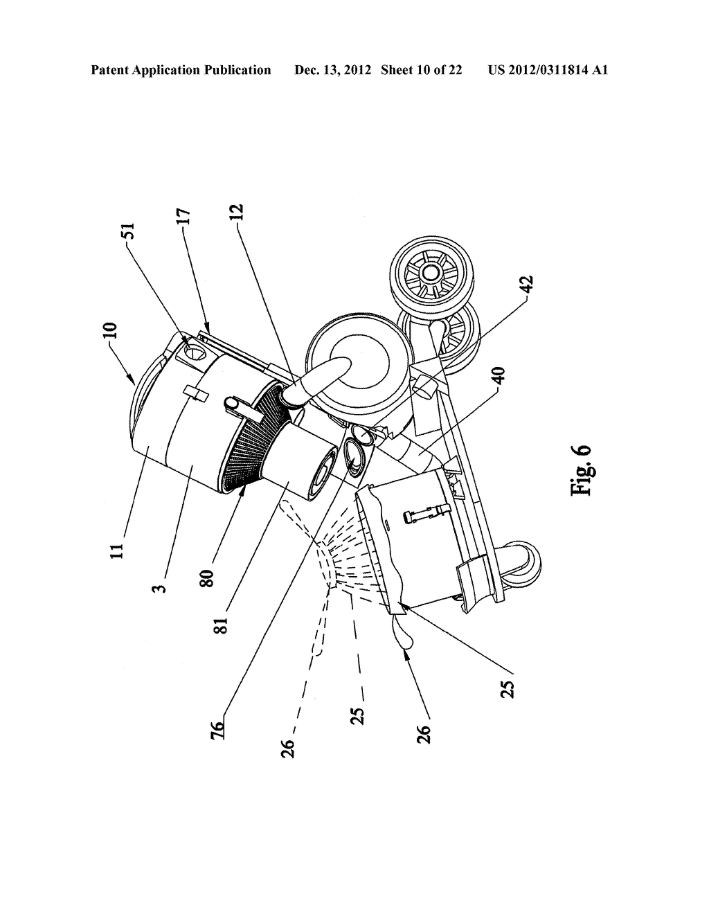 WET/DRY, NON-POROUS BAG/BAGLESS VACUUM ASSEMBLY WITH STEAM AND VARIABLE     SPEED SETTABLE VACUUM MOTOR CONTROL WITH NO LOSS OF SUCTION - diagram, schematic, and image 11