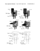 CASTER SYSTEM EQUIPPED WITH HAND-OPERATED BRAKES diagram and image