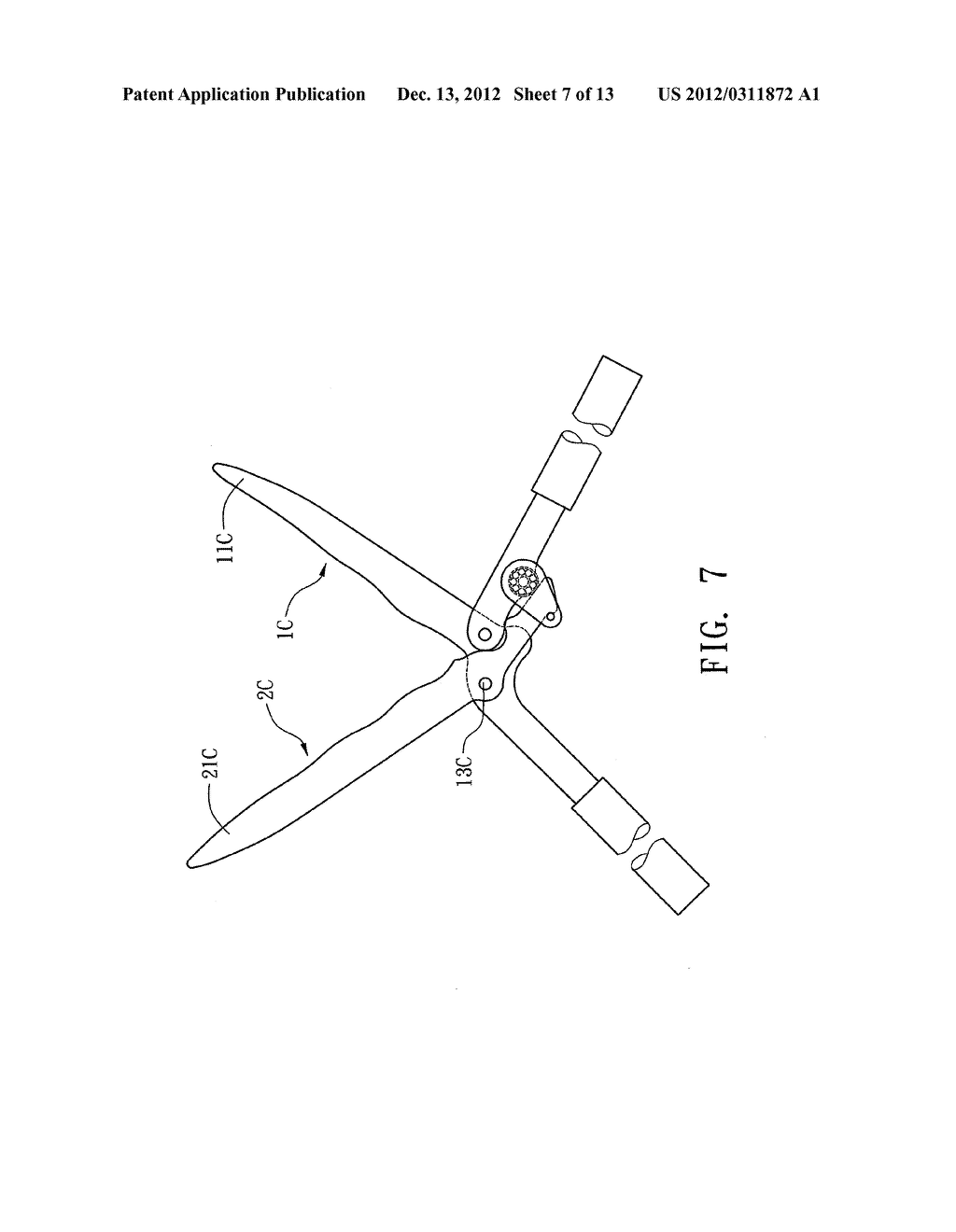 LABOR-SAVING HORTICULTURAL SCISSORS - diagram, schematic, and image 08