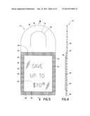 HANGING PLACARD WITH POUCH AND RELATED METHOD OF MANUFACTURING diagram and image