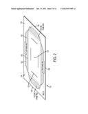 DOUBLE-SIDED PRINTED PICTURE AND FRAME UTILIZING EDGE FOLDING diagram and image