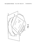 DOUBLE-SIDED PRINTED PICTURE AND FRAME UTILIZING EDGE FOLDING diagram and image