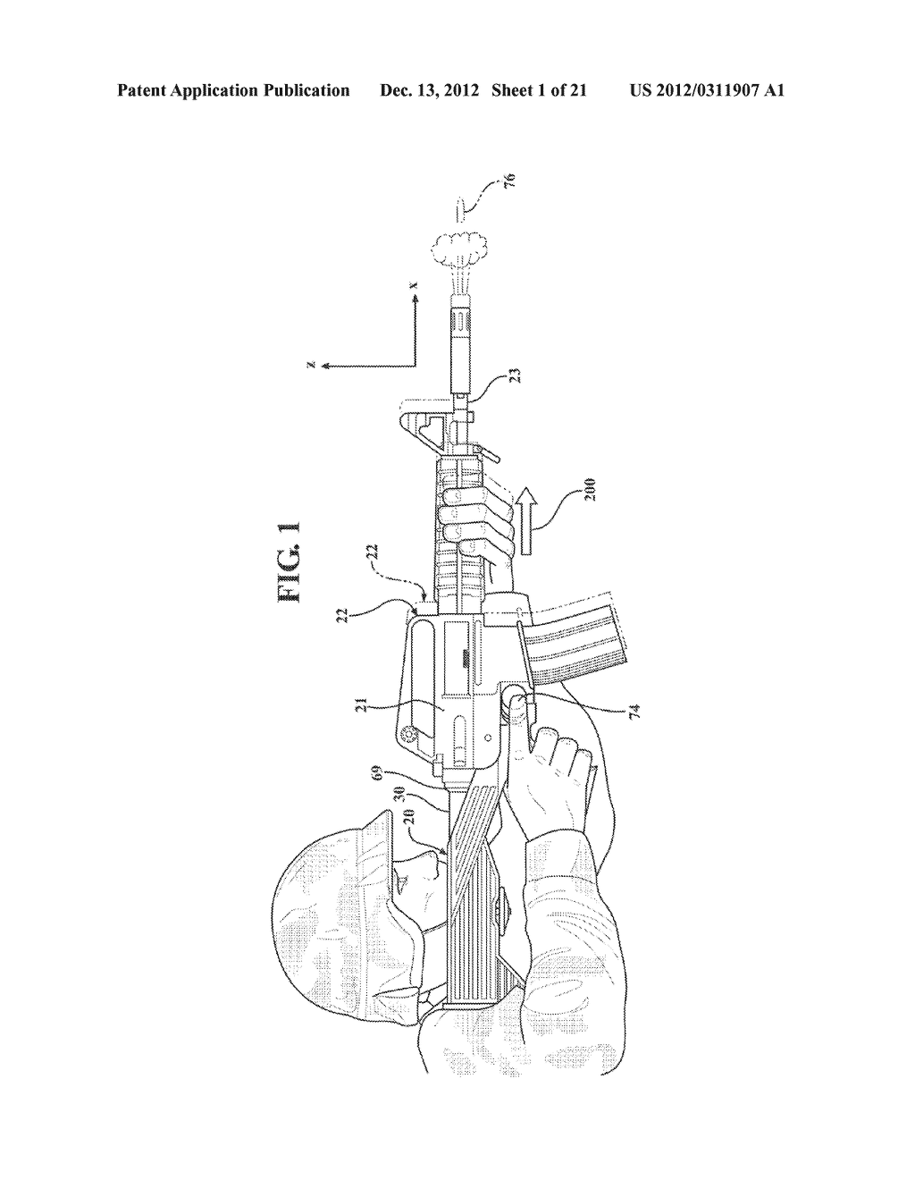 RECIPROCATING GUN STOCK WITH SHROUDED LOCK SWITCH - diagram, schematic, and image 02