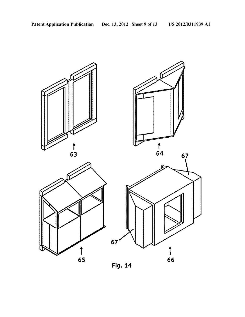 FREESTANDING BUILDING MODULE THAT IS PORTABLE AND FOLDABLE AND CAN BE     INTER-CONNECTED FOR VERTICAL AND HORIZONTAL EXPANSION - diagram, schematic, and image 10