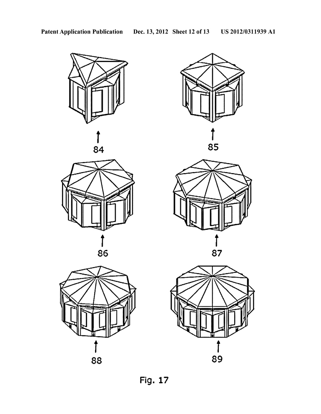 FREESTANDING BUILDING MODULE THAT IS PORTABLE AND FOLDABLE AND CAN BE     INTER-CONNECTED FOR VERTICAL AND HORIZONTAL EXPANSION - diagram, schematic, and image 13