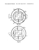 WASTE DISPOSAL DEVICE INCLUDING A DIAPHRAGM FOR TWISTING A FLEXIBLE TUBING     DISPENSED FROM A CARTRIDGE diagram and image