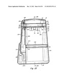 WASTE DISPOSAL DEVICE INCLUDING A DIAPHRAGM FOR TWISTING A FLEXIBLE TUBING     DISPENSED FROM A CARTRIDGE diagram and image