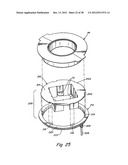 WASTE DISPOSAL DEVICE INCLUDING A DIAPHRAGM FOR TWISTING A FLEXIBLE TUBING     DISPENSED FROM A CARTRIDGE diagram and image