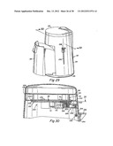 WASTE DISPOSAL DEVICE INCLUDING A DIAPHRAGM FOR TWISTING A FLEXIBLE TUBING     DISPENSED FROM A CARTRIDGE diagram and image