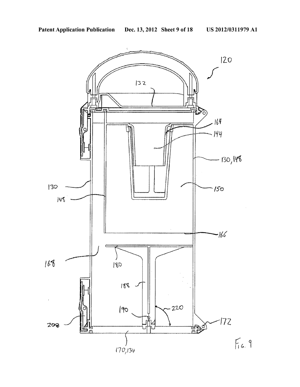 CYCLONE CONSTRUCTION FOR A SURFACE CLEANING APPARATUS - diagram, schematic, and image 10